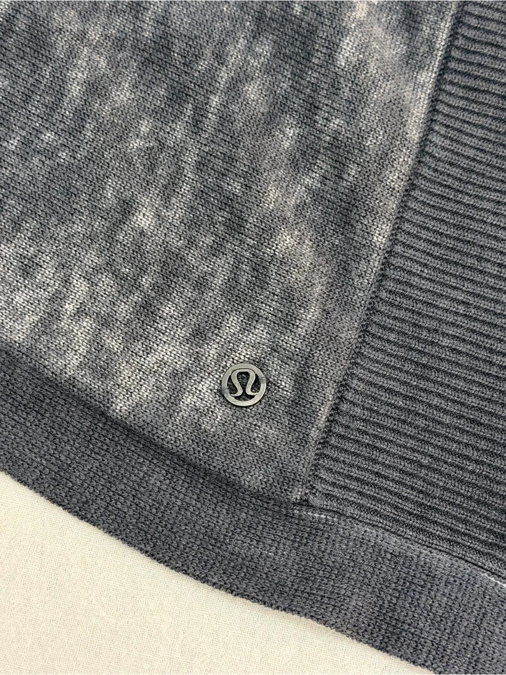 NEW LULULEMON Cashmere Blend Gray Blue Free To Coast Wrap Sweater Poncho OS